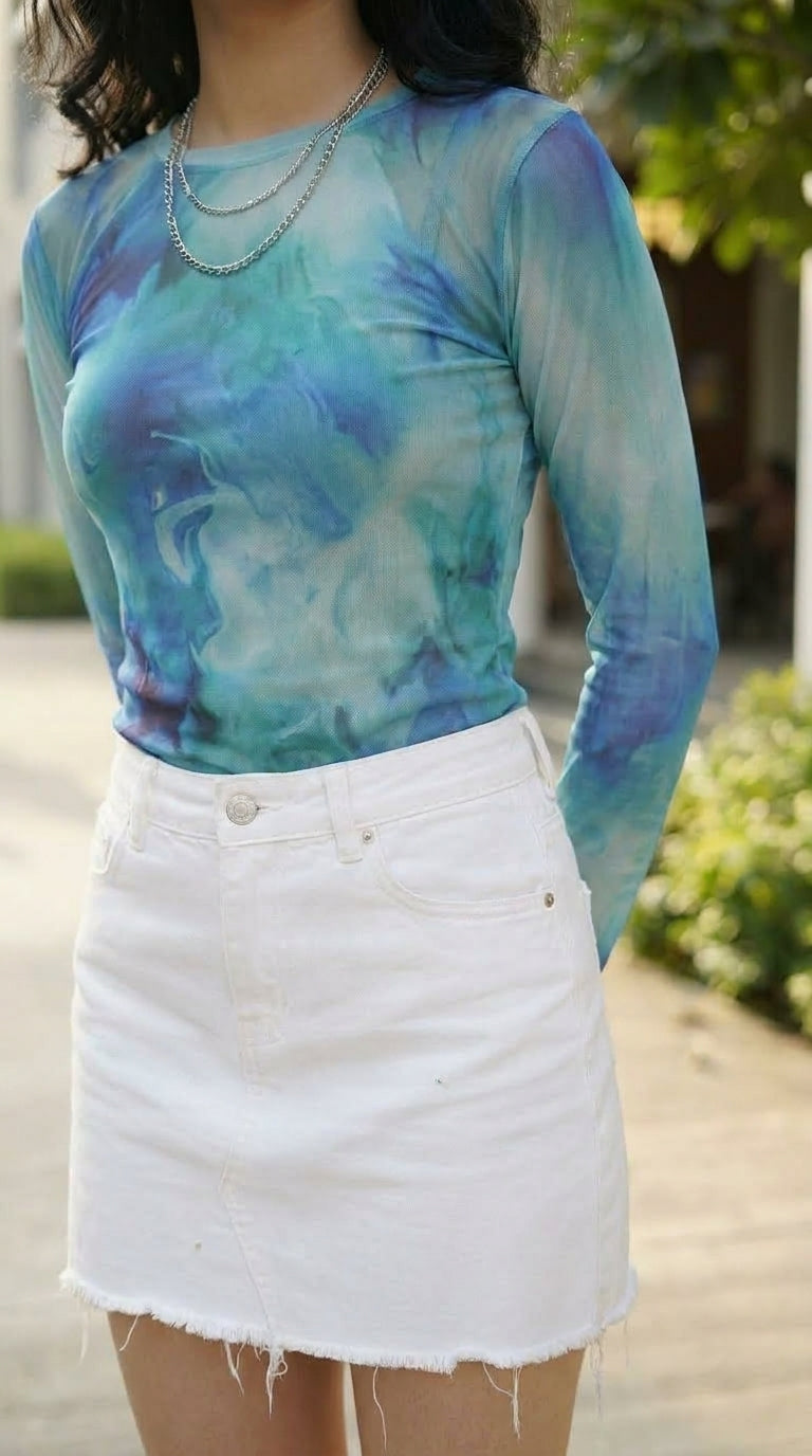 CLOUD WAVE MESH TOP
