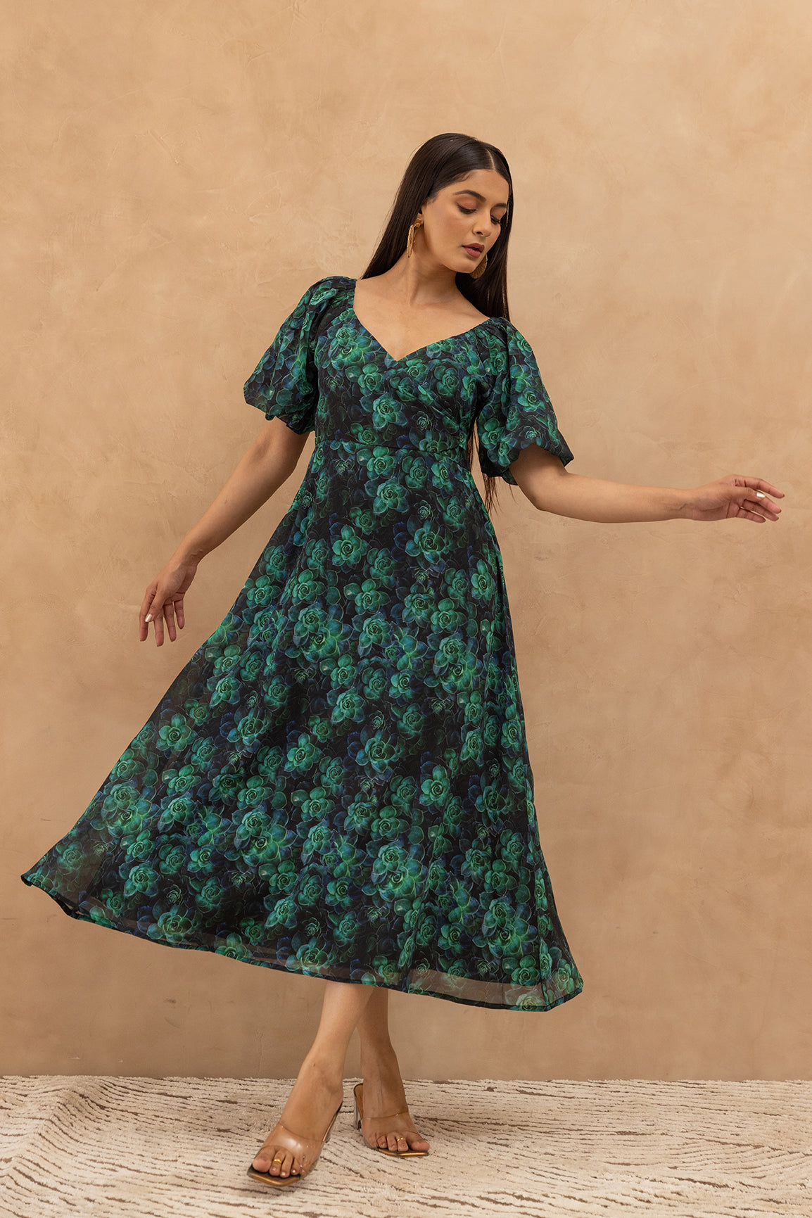 GREEN & BLACK MAXI