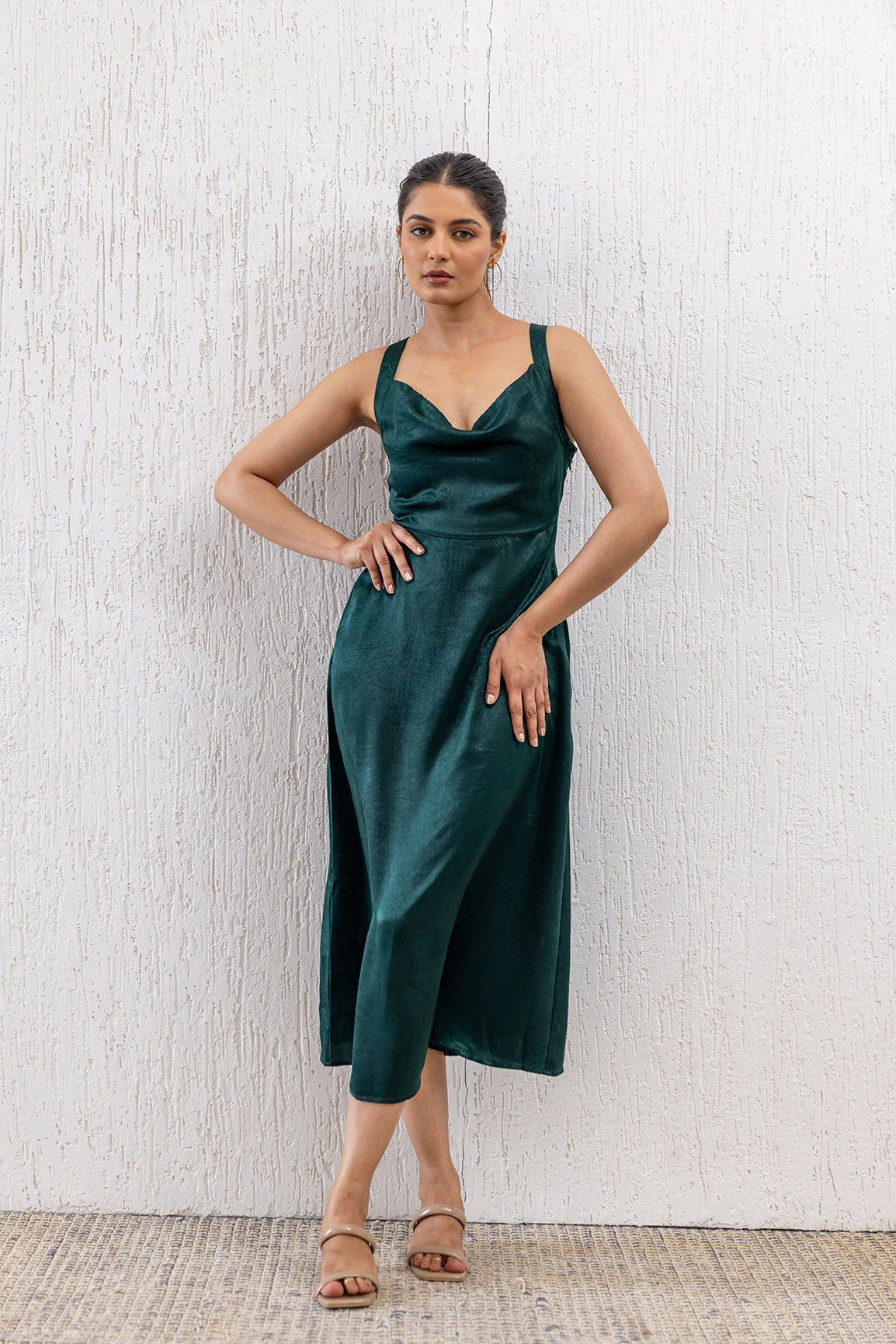 EMERALD GREEN BODYCON DRESS