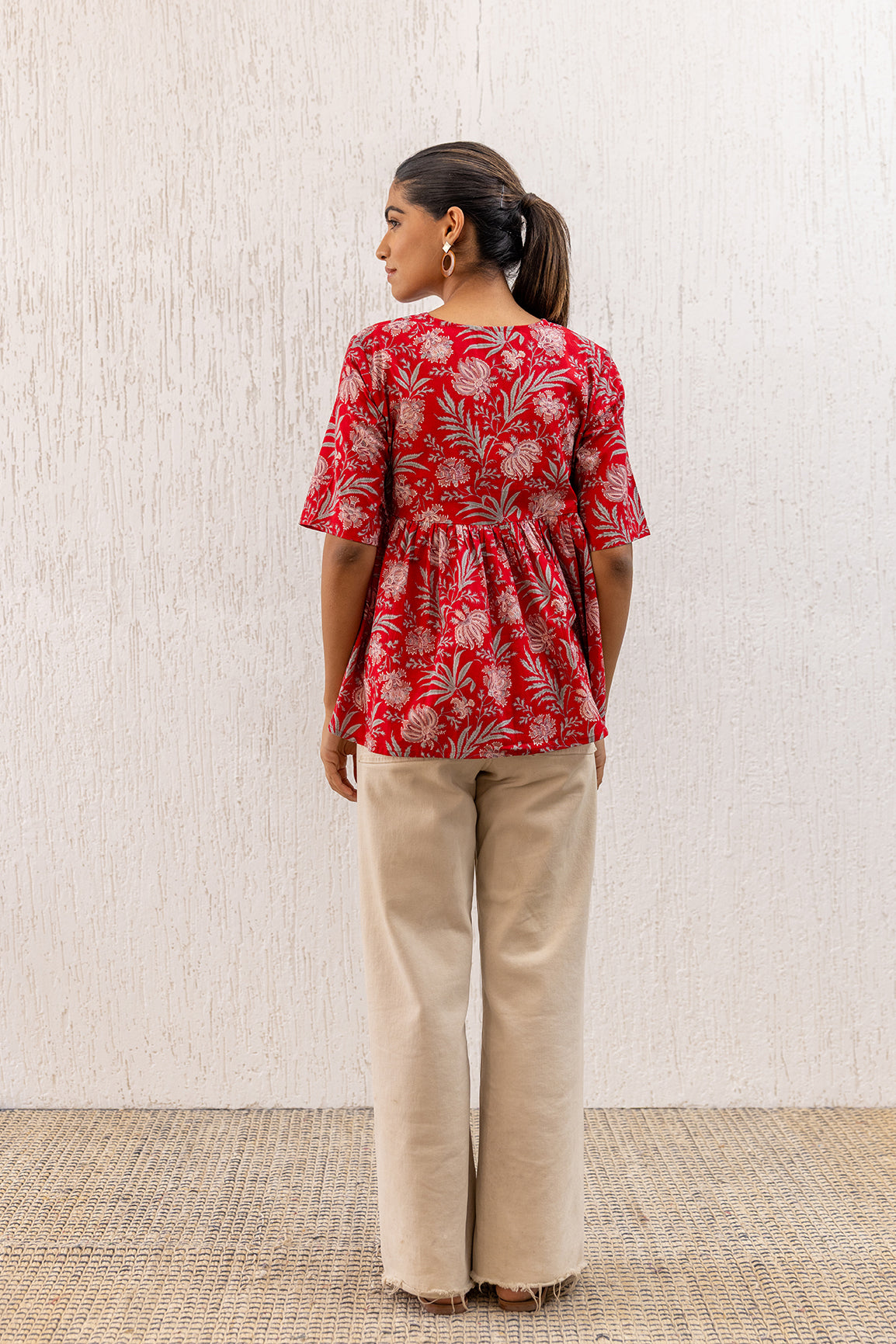 RED COTTON TOP