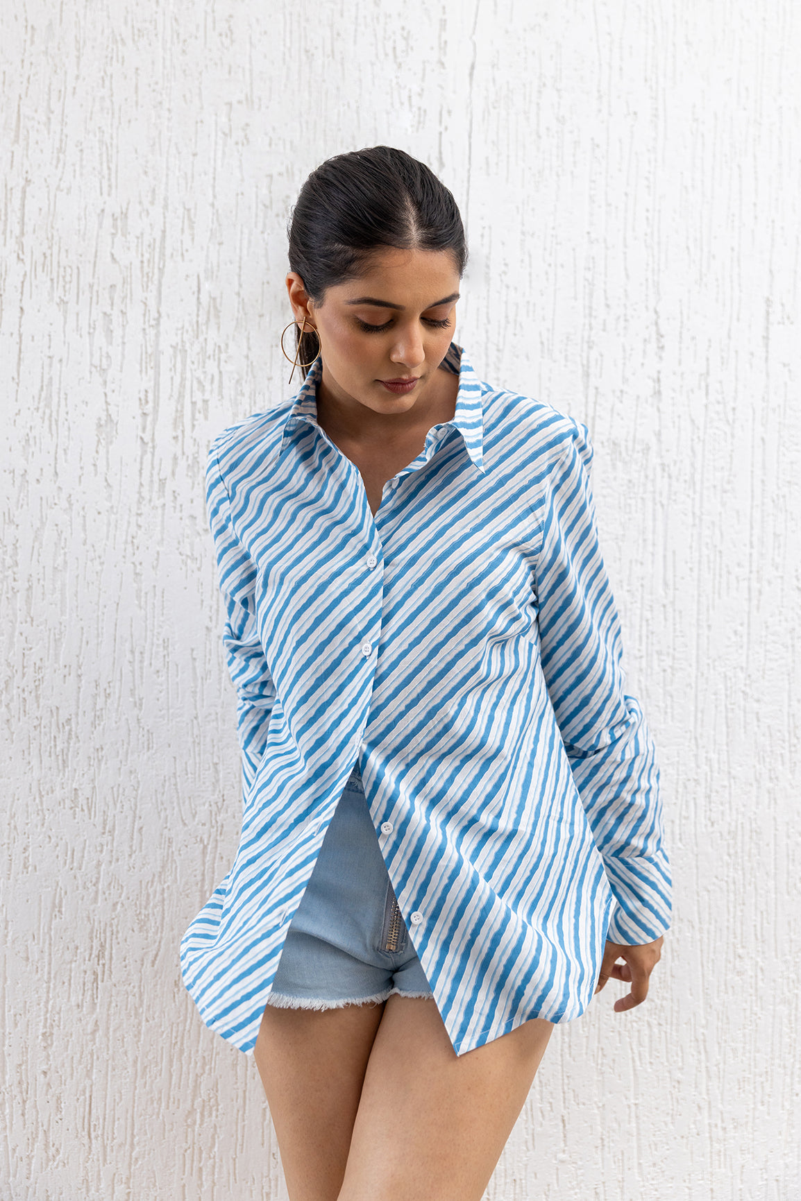STRIPED COTTON SHIRT