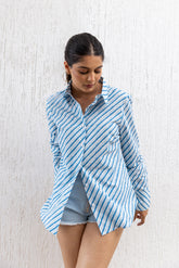 STRIPED COTTON SHIRT
