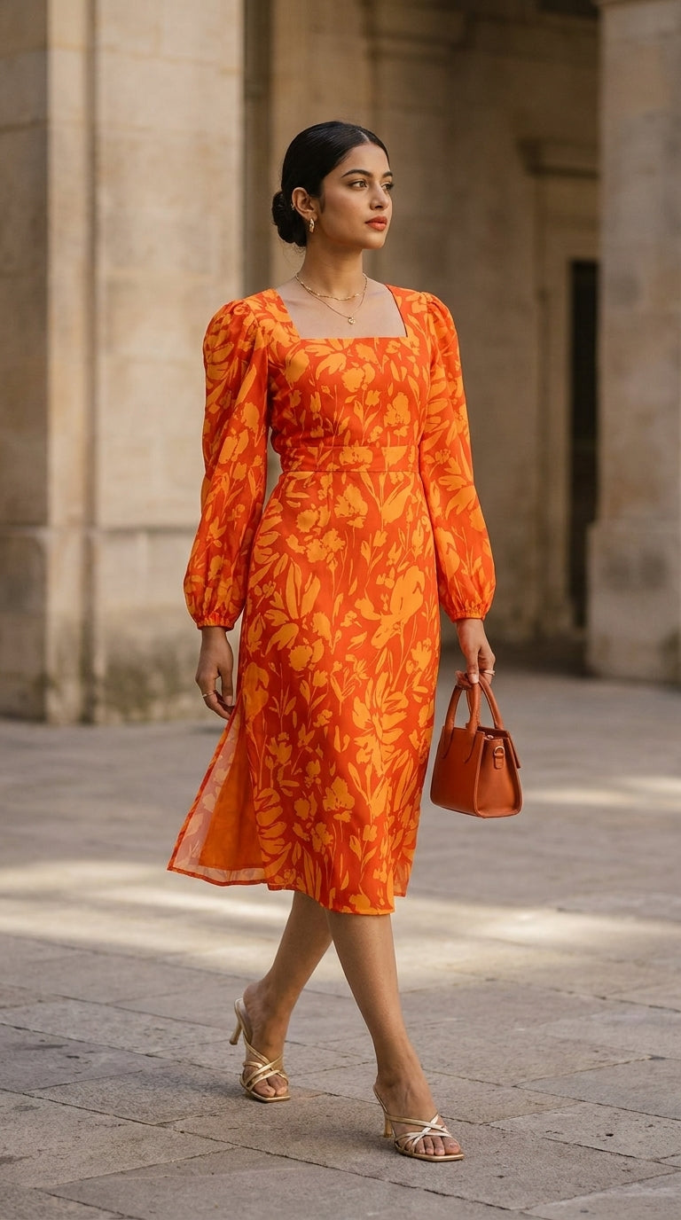 MARIGOLD MUSE PRINTED DRESS
