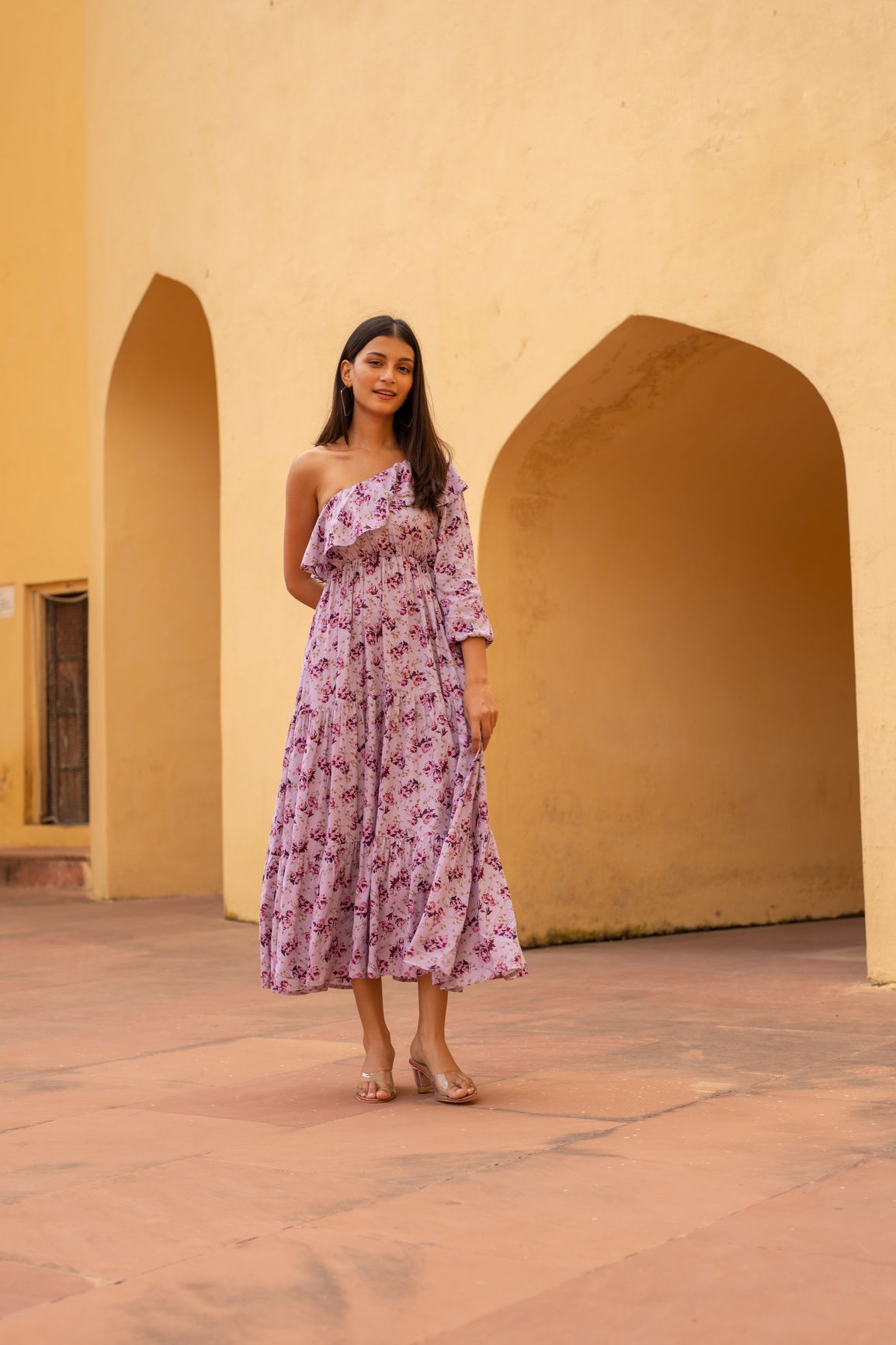 ONE SHOULDER MAXI