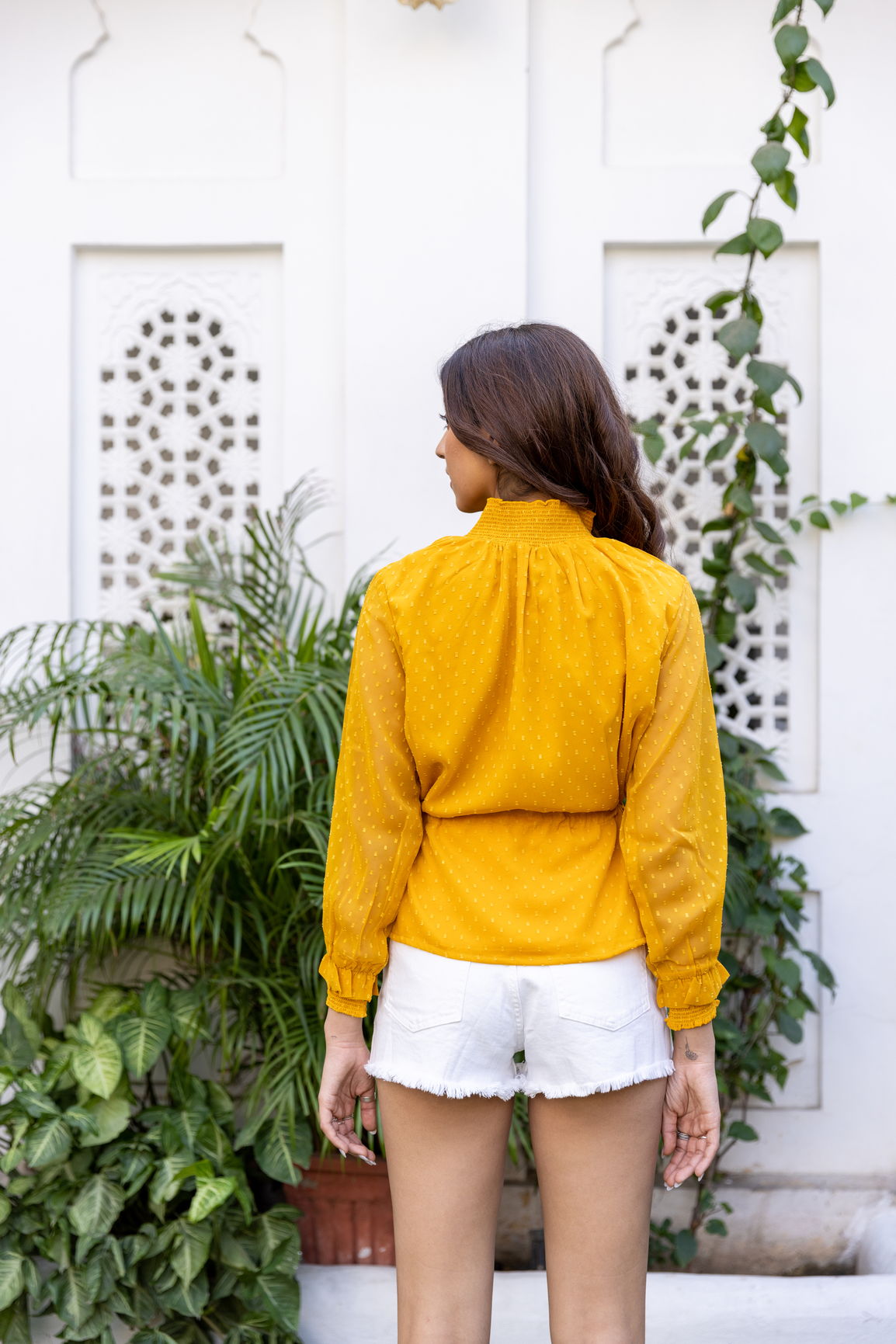 SUNSHINE CHIFFON TOP