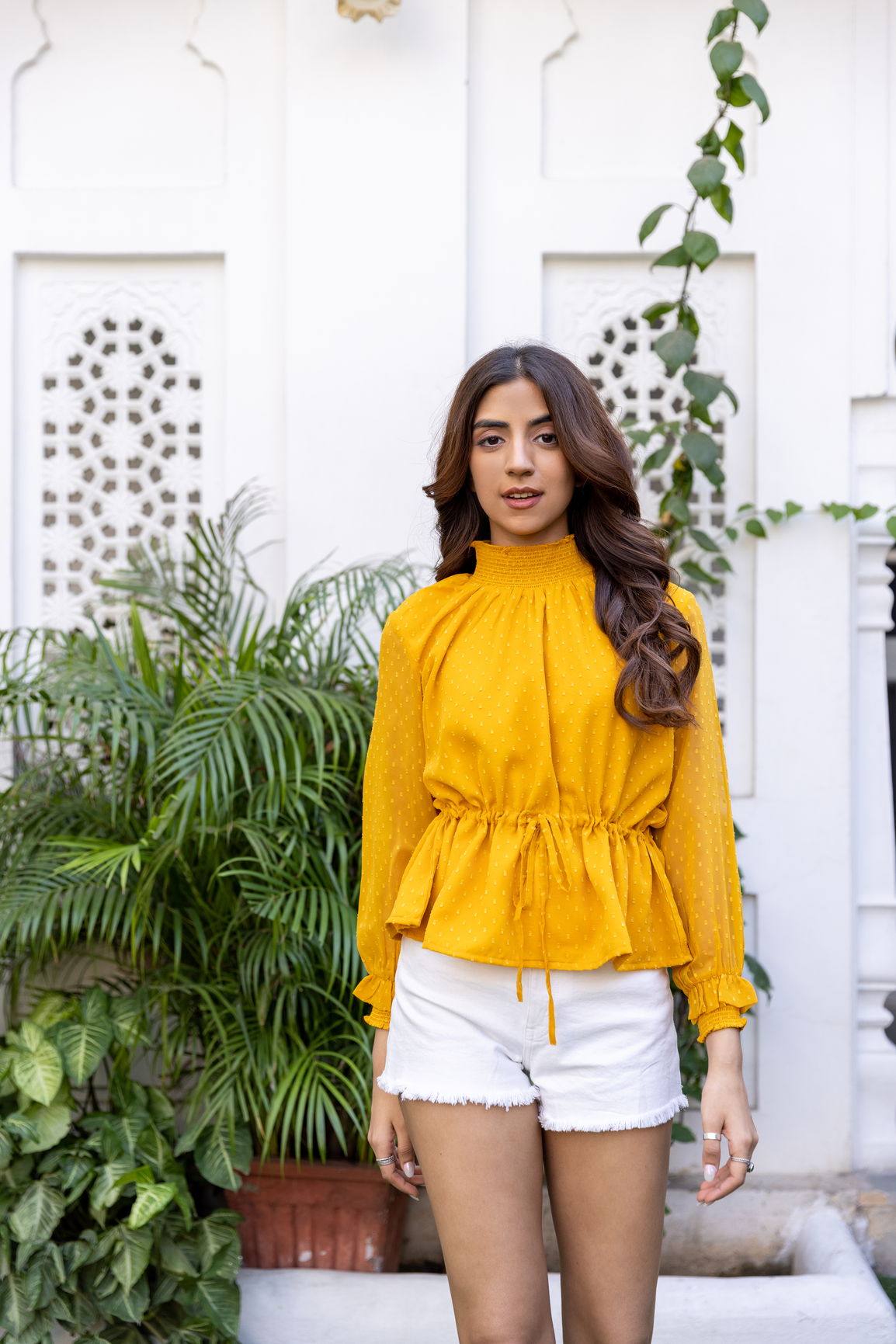 SUNSHINE CHIFFON TOP