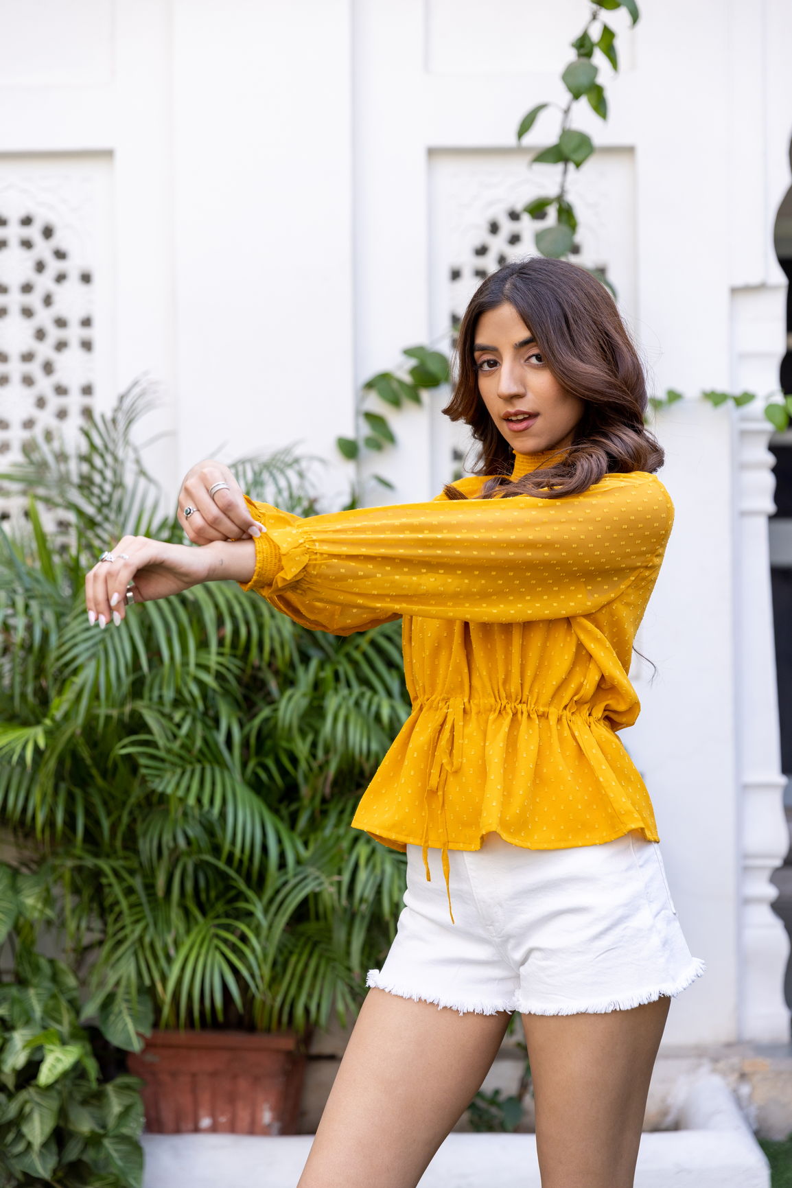 SUNSHINE CHIFFON TOP