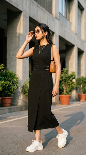 THE ESSENTIAL BLACK CINCH MAXI