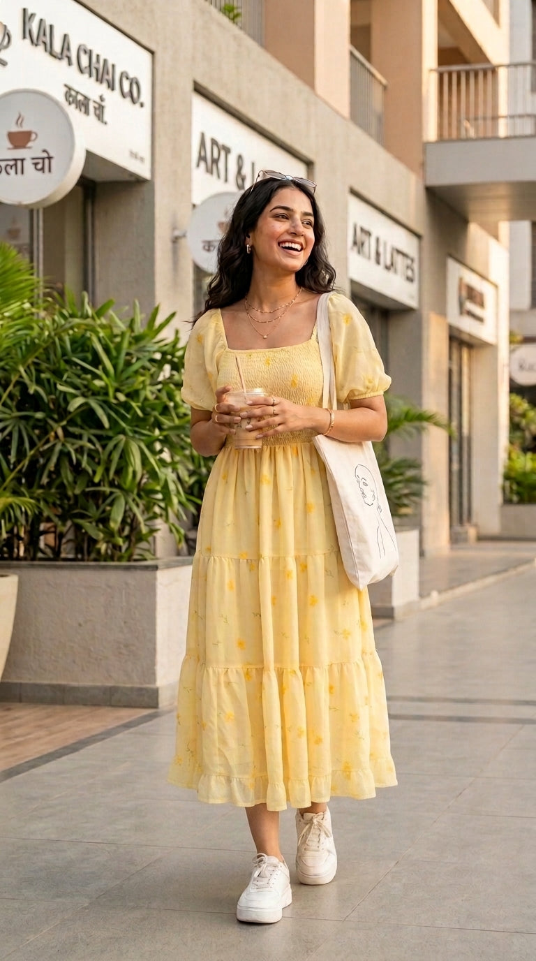 BUTTER YELLOW MINIMAL MAXI