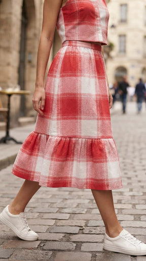 CHERRY PICNIC GINGHAM CO-ORD