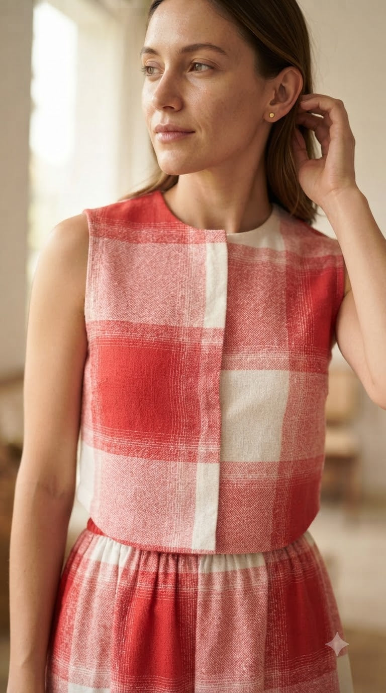 CHERRY PICNIC GINGHAM CO-ORD