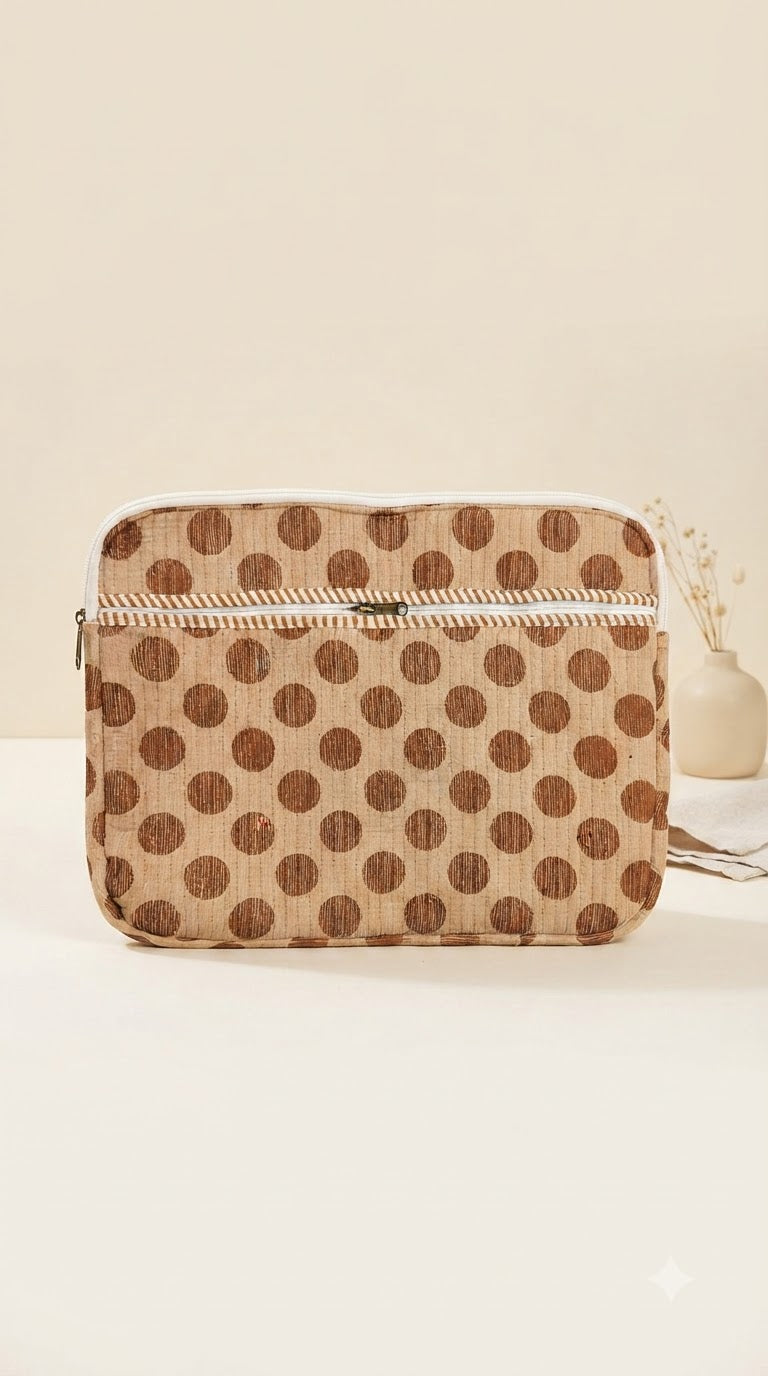 COCOA POLKA DOT LAPTOP SLEEVE