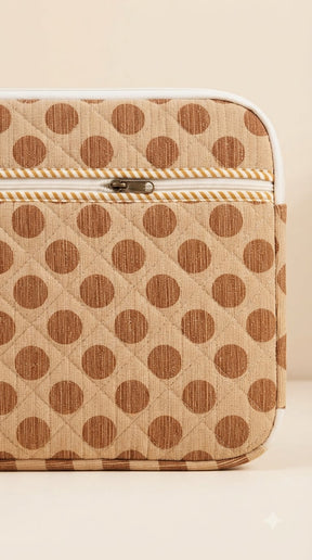 COCOA POLKA DOT LAPTOP SLEEVE