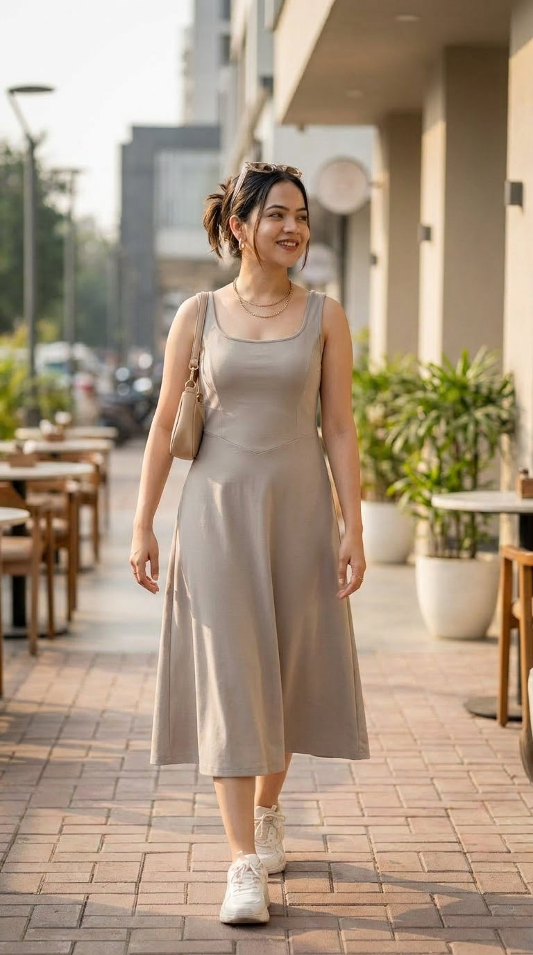 ASH CORSET MAXI DRESS
