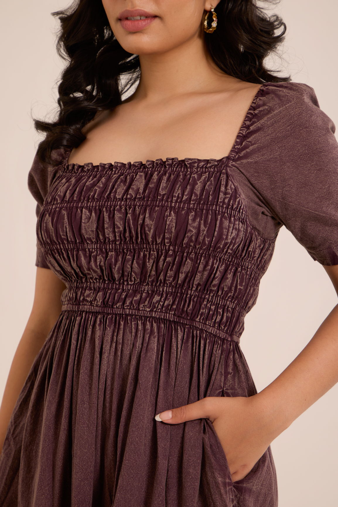 EXPRESSO COTTON DENIM MAXI