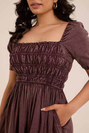 EXPRESSO COTTON DENIM MAXI