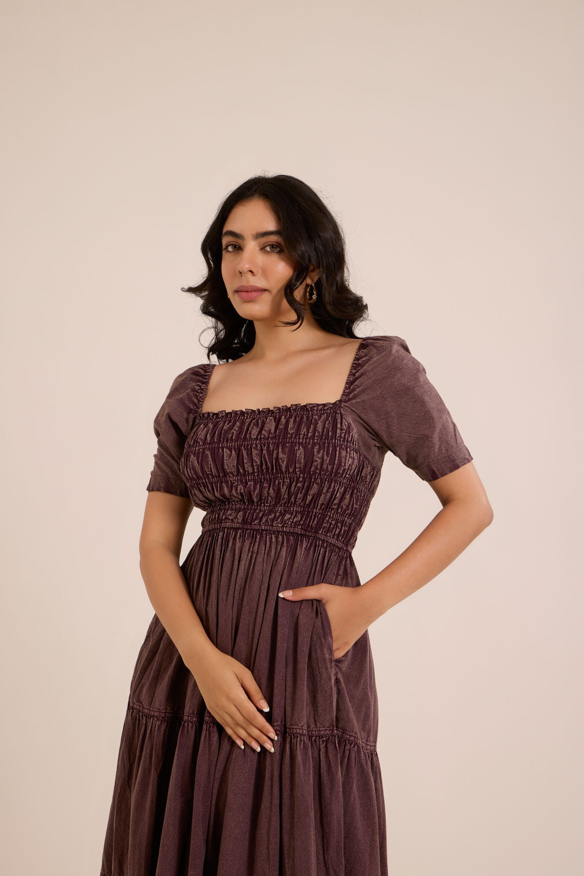 EXPRESSO COTTON DENIM MAXI
