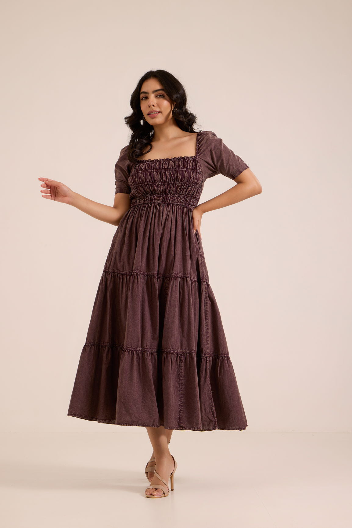 EXPRESSO COTTON DENIM MAXI