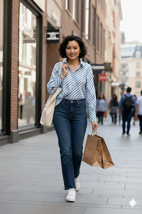 STRIPED COTTON SHIRT