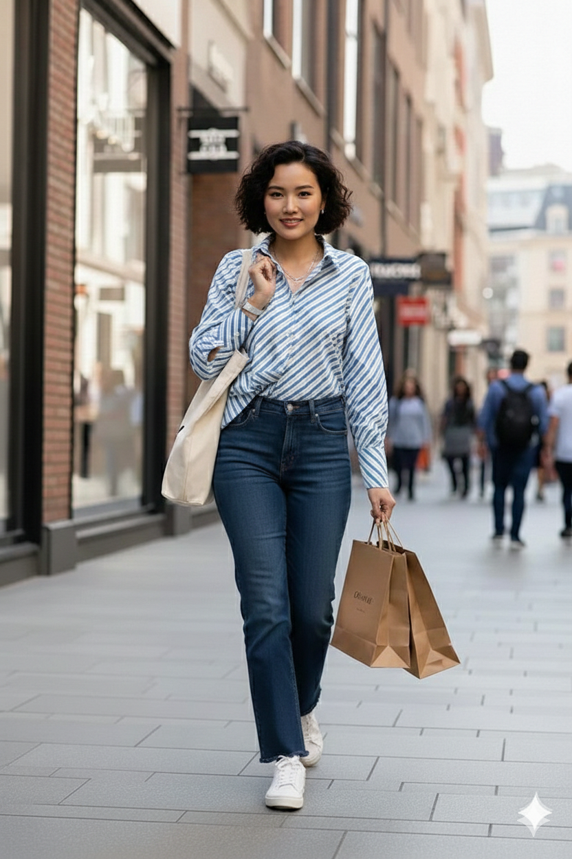 STRIPED COTTON SHIRT