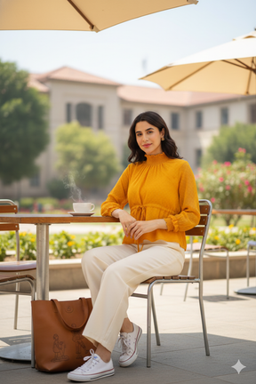 SUNSHINE CHIFFON TOP