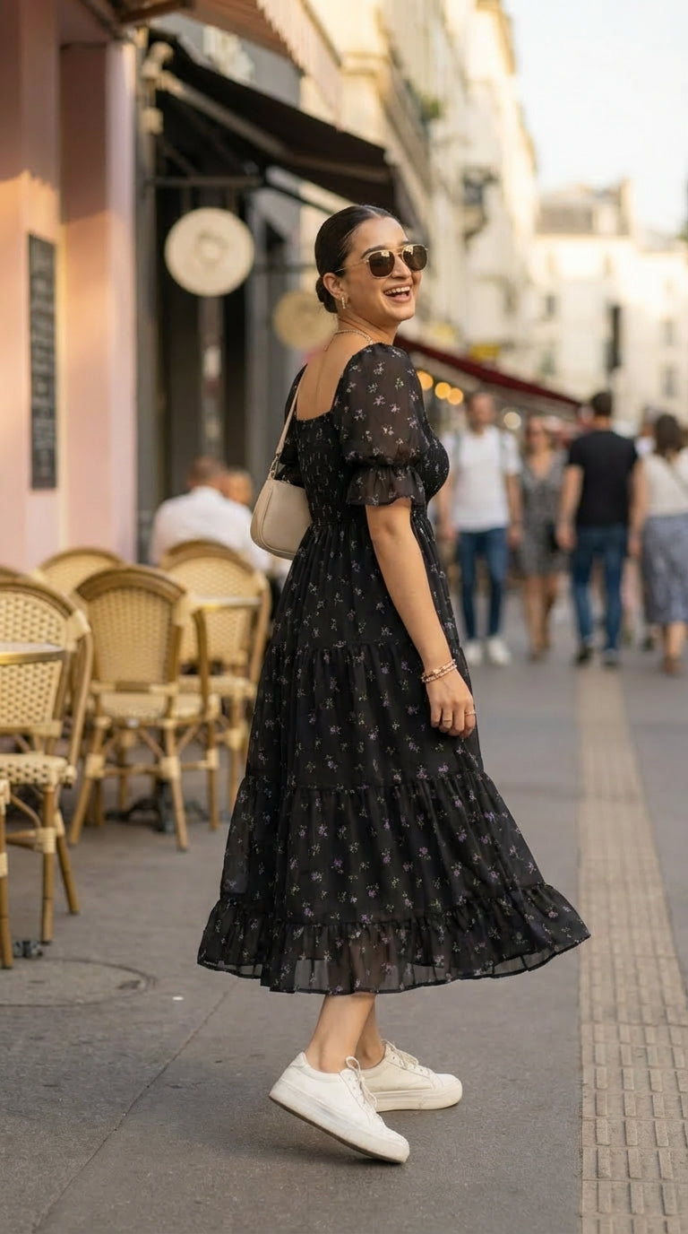 BLACK MINIMAL MAXI