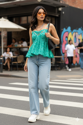 COTTON STRAP TOP