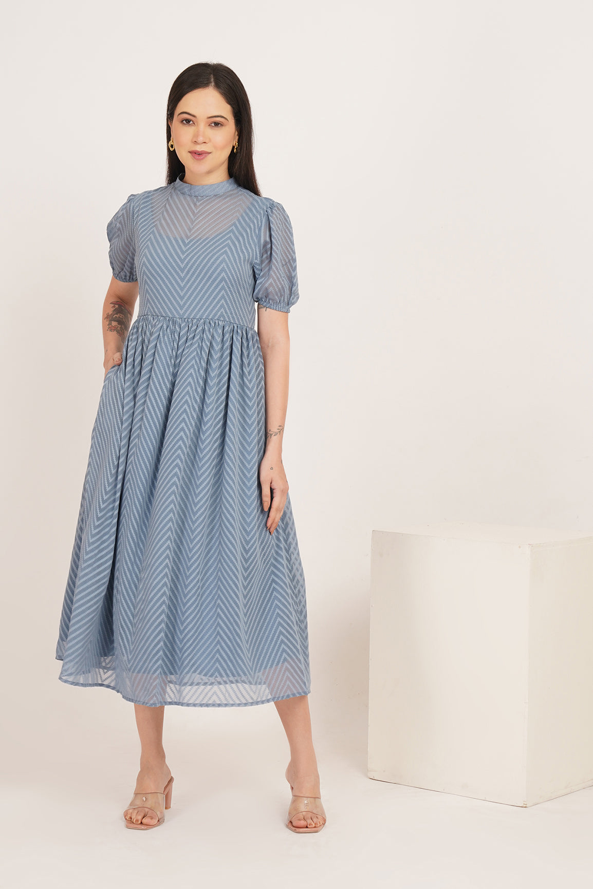 MISTY BLUE MAXI