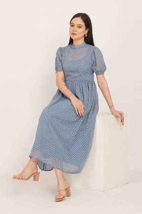 MISTY BLUE MAXI