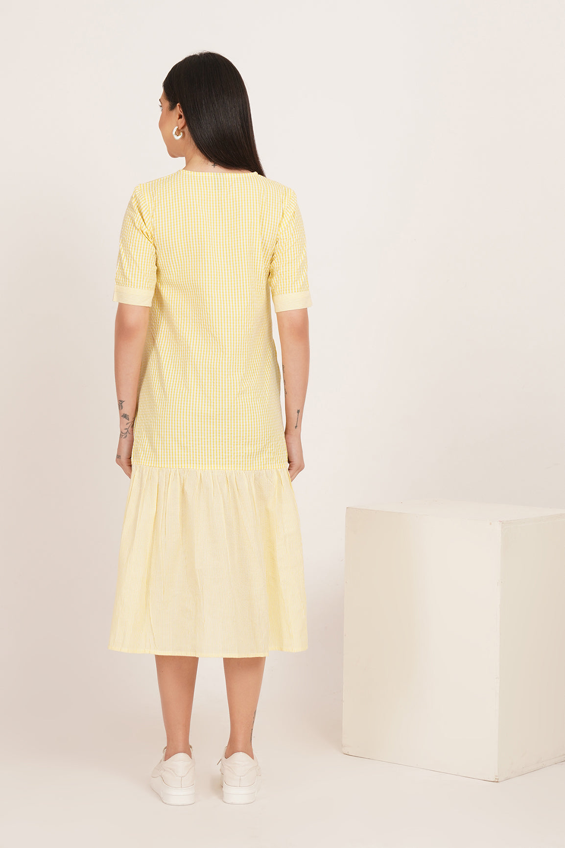 SUNSHINE SEERSUCKER MAXI