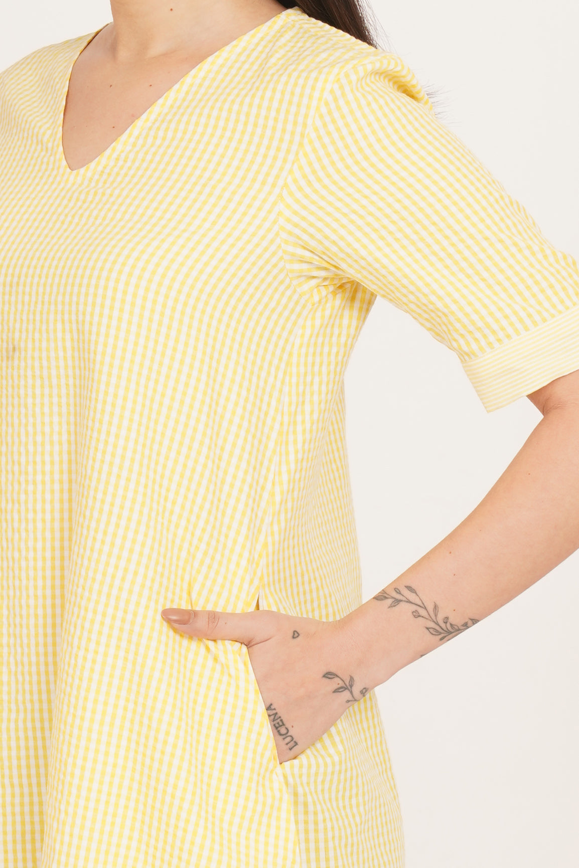 SUNSHINE SEERSUCKER MAXI