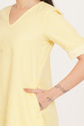 SUNSHINE SEERSUCKER MAXI