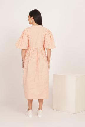 GINGHAM COTTON MAXI