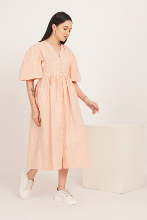 GINGHAM COTTON MAXI