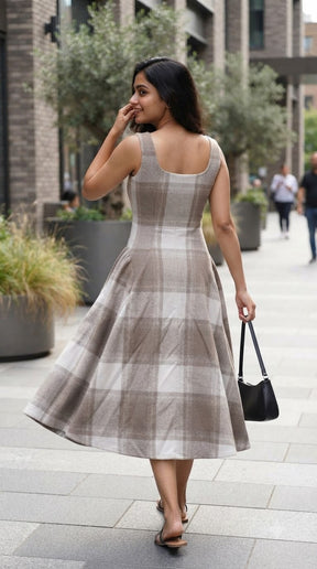 MOCHA FLANNEL MAXI