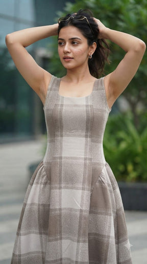 MOCHA FLANNEL MAXI