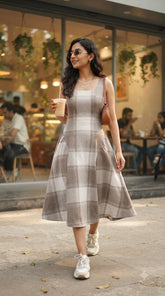 MOCHA FLANNEL MAXI