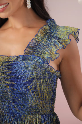 MULTI SMOCKED MAXI