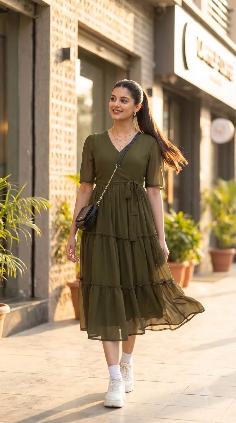 OLIVE MEADOW MAXI