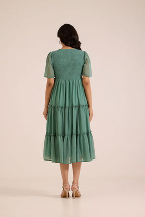 PERSIAN SMOCKED MAXI