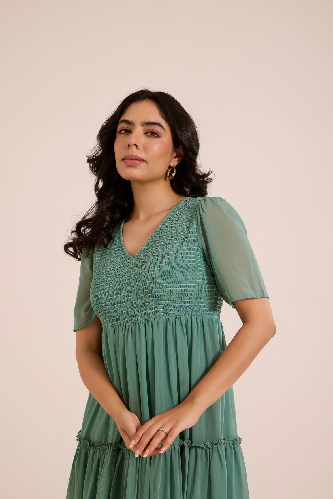 PERSIAN SMOCKED MAXI