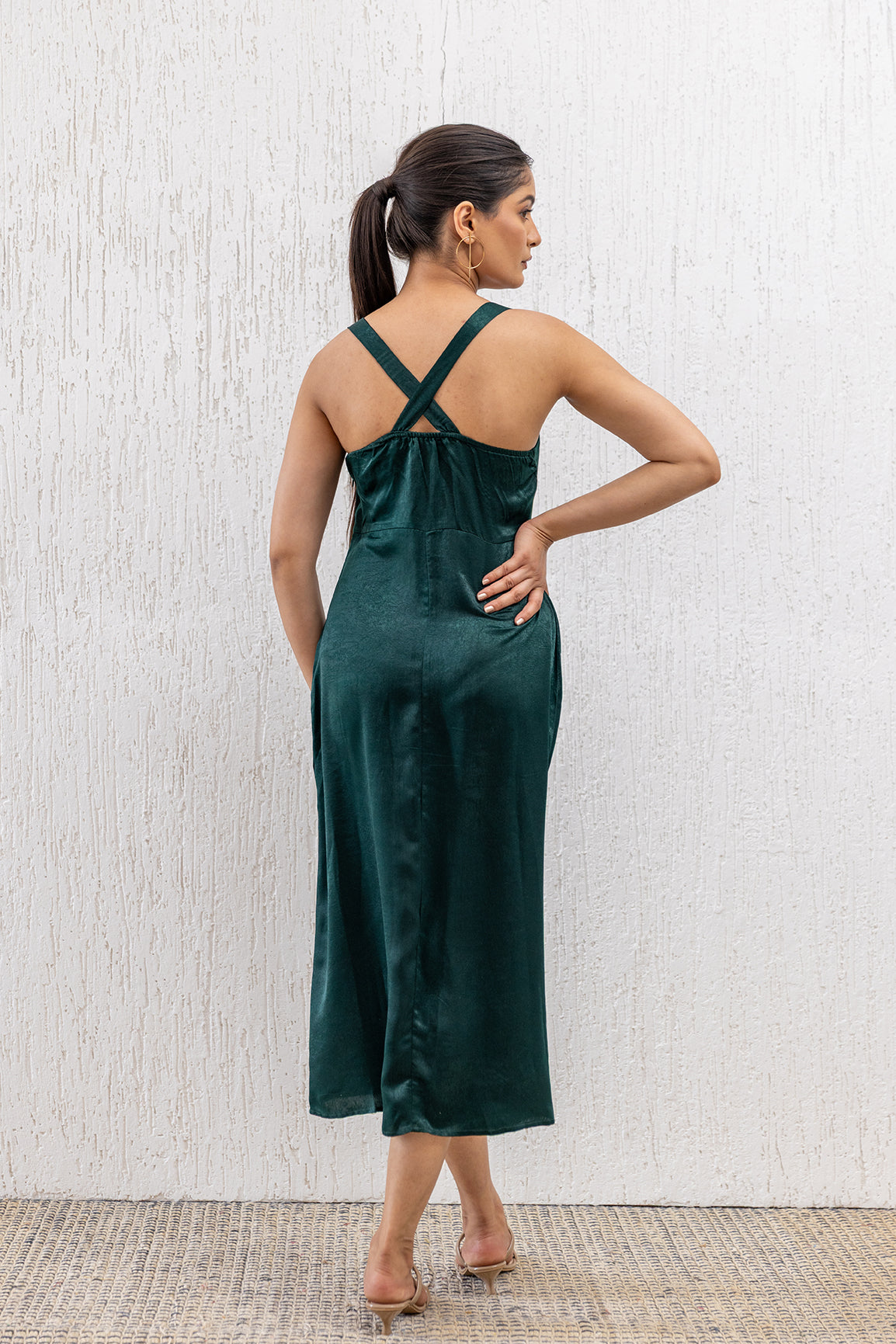 EMERALD GREEN BODYCON DRESS