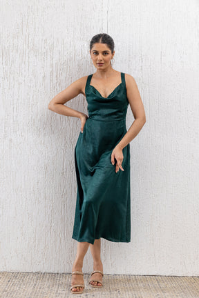 EMERALD GREEN BODYCON DRESS