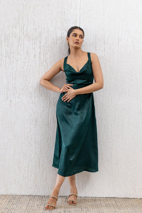 EMERALD GREEN BODYCON DRESS