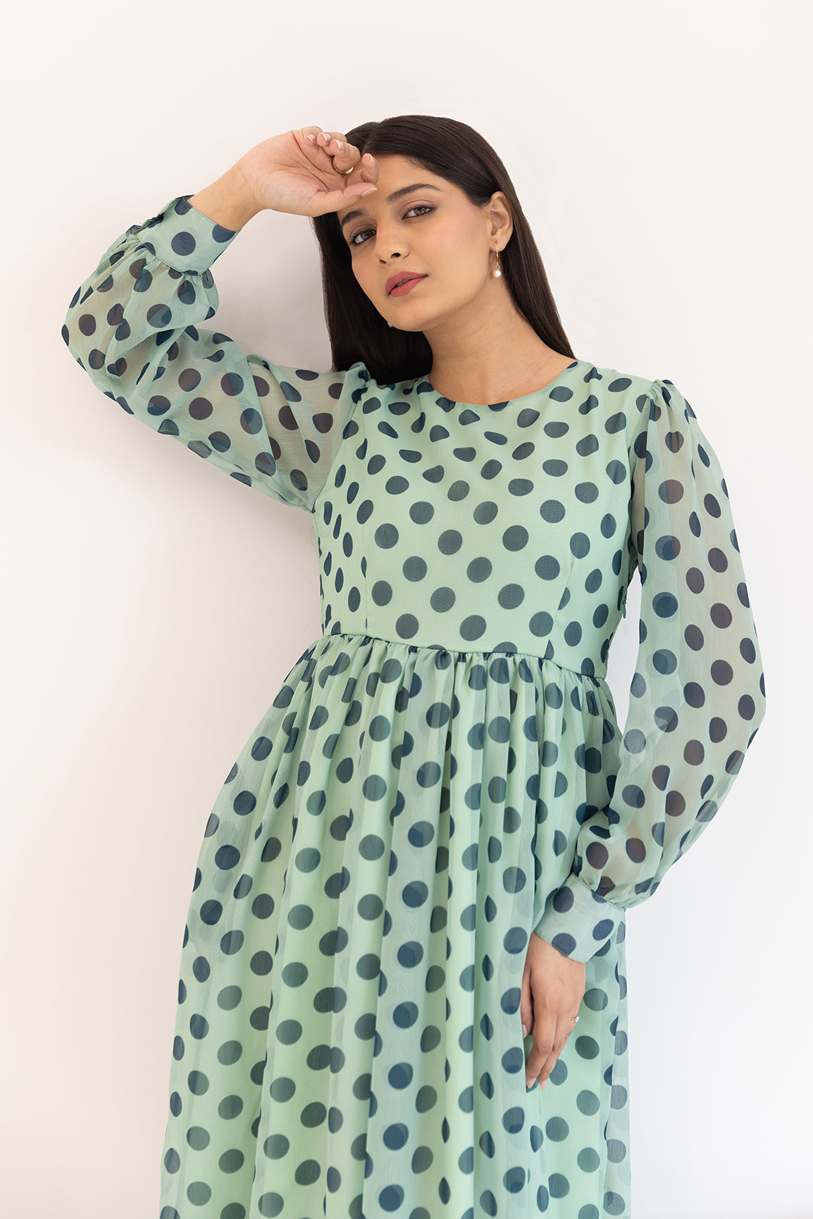 GREEN POLKA MAXI GREEN POLKA MAXI