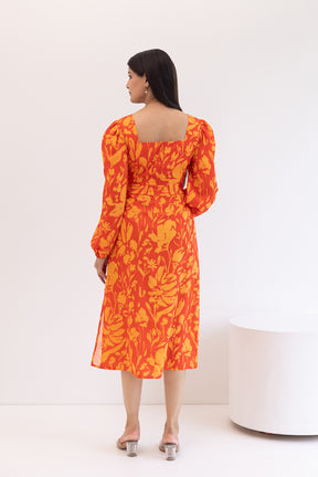 MARIGOLD MUSE PRINTED DRESS