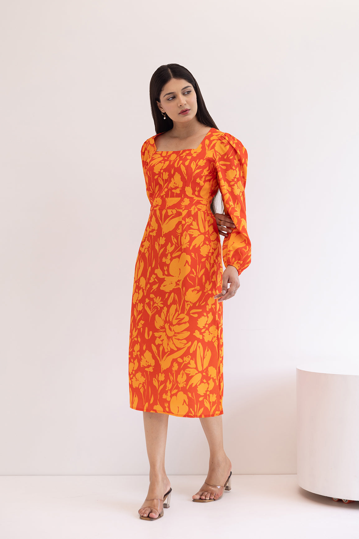 MARIGOLD MUSE PRINTED DRESS