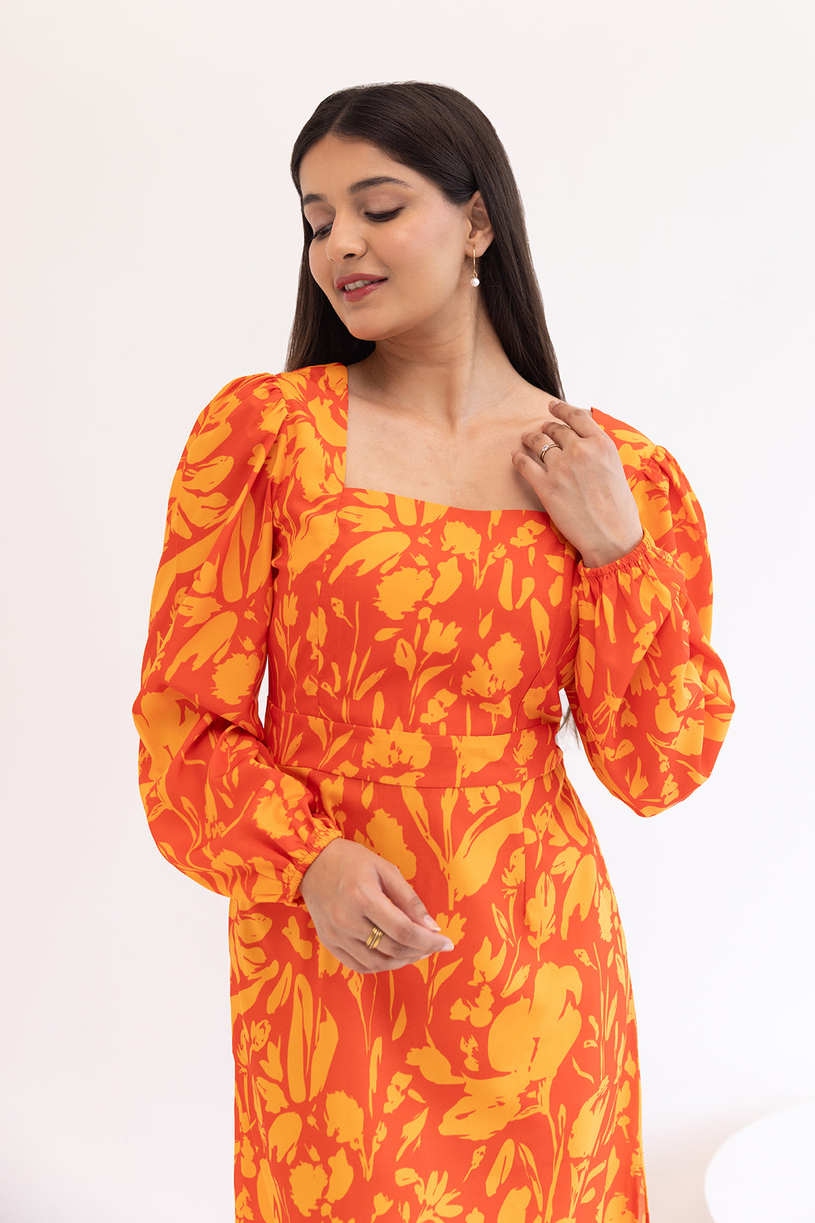 MARIGOLD MUSE PRINTED DRESS