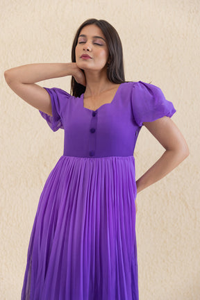 OMBRE PLEATED MAXI