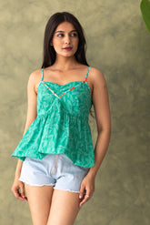 COTTON STRAP TOP